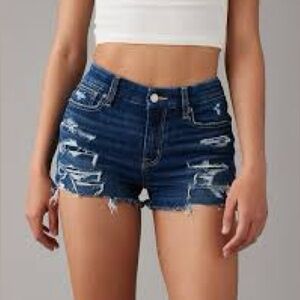 American Eagle NWT 0 denim cutoff shorts
